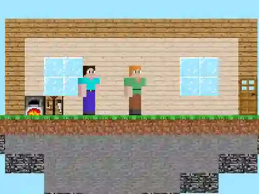 لعبة Steve and Alex على الانترنت
