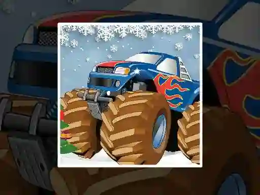 لعبة Winter Monster Truck Puzzles على الانترنت