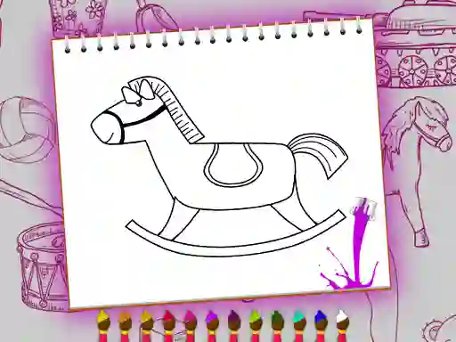 لعبة Coloring Book: Toy Shop على الانترنت