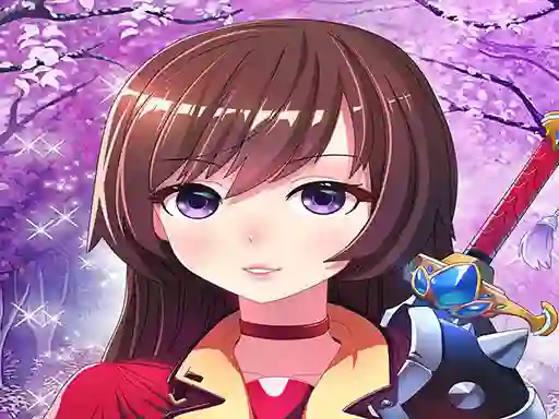 لعبة Anime Girl Fantasy Dress Up على الانترنت