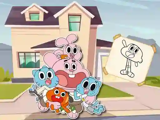 لعبة World Of Gumball Coloring Game على الانترنت