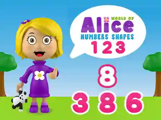 لعبة World of Alice Numbers Shapes على الانترنت