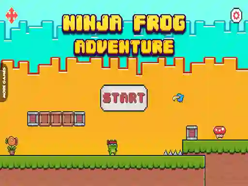 لعبة Ninja Frog Adventure على الانترنت