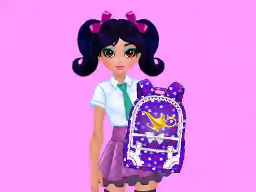 لعبة Jasmine and Elsa School Bag Design Contest على الانترنت