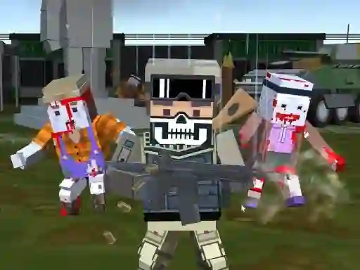 لعبة Combat Pixel Arena 3D Zombie Survival على الانترنت