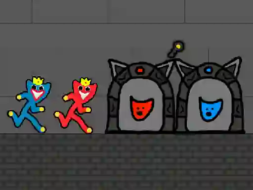 لعبة Red and Blue Stickman Huggy 2 على الانترنت