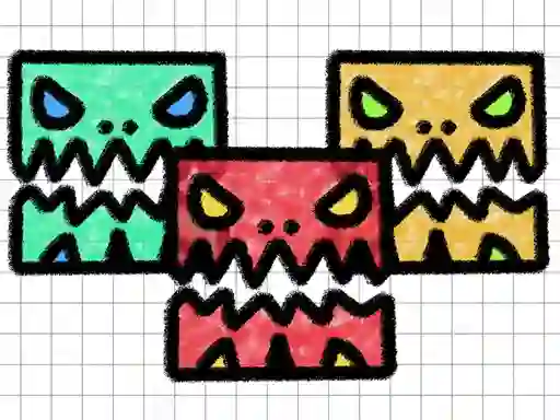 لعبة Geometry Dash Paper Note على الانترنت