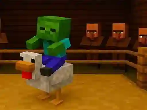 لعبة Chicken Jockey hidden lava chicken على الانترنت