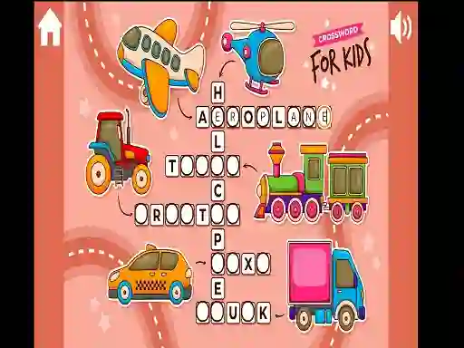 لعبة Crossword for Kids على الانترنت