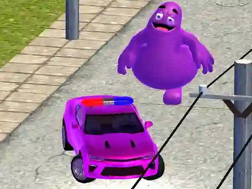 لعبة Grimace vs Police SuperCar على الانترنت