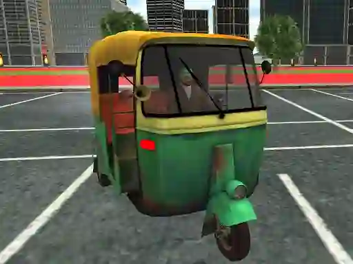 لعبة TukTuk Rickshaw City Driving Sim على الانترنت