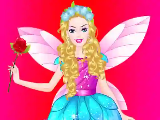 لعبة Barbie Angel Dress up على الانترنت