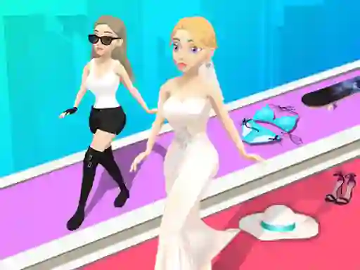 لعبة Catwalk fashion على الانترنت