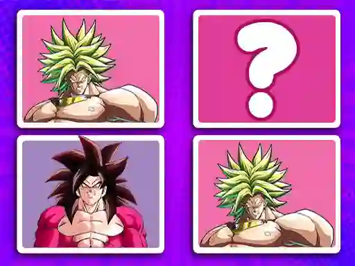 لعبة DragonBall Match Cards على الانترنت
