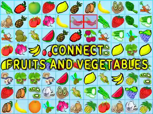 لعبة Connect Fruits and Vegetables على الانترنت