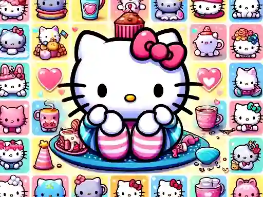 لعبة Cute Kitty Memory Challenge على الانترنت