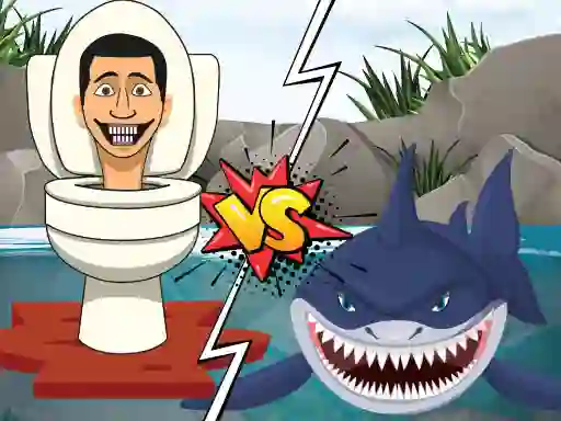 لعبة Hungry Shark Vs Skibidi على الانترنت