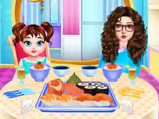 لعبة Baby Taylor Sushi Cooking على الانترنت
