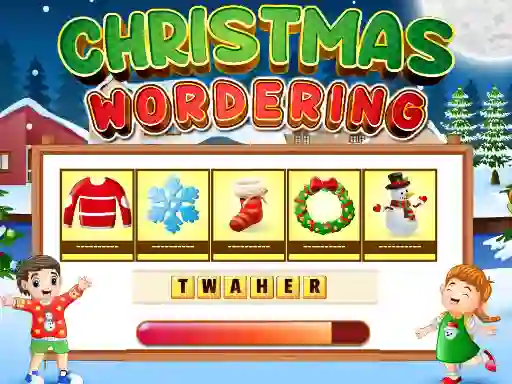 لعبة Xmas wordering على الانترنت