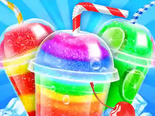لعبة Rainbow Frozen Slushy Truck على الانترنت