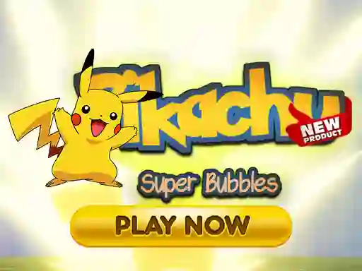 لعبة Pikachu Super Bubbles على الانترنت