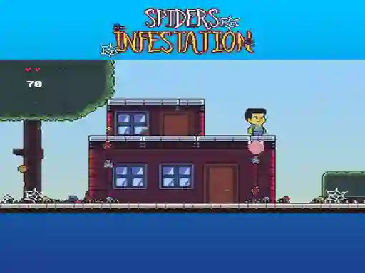 لعبة Spiders Infestation على الانترنت