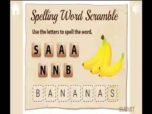 لعبة Spelling Word Scramble على الانترنت