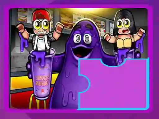 لعبة Grimace Shake Puzzle على الانترنت