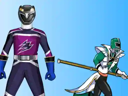 لعبة Power Rangers Dressup على الانترنت
