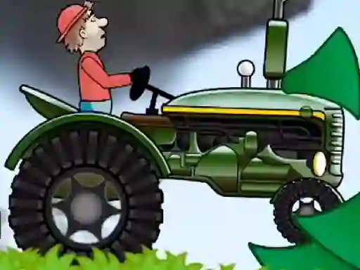 لعبة Tractor Driving Hill Climb 2D على الانترنت