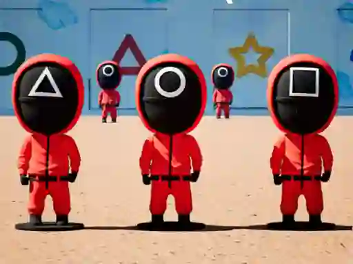 لعبة Squid Game hide and seek على الانترنت