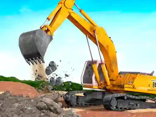 لعبة Real JCB Excavator Simulator على الانترنت