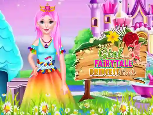 لعبة Girl Fairytale Princess Look على الانترنت