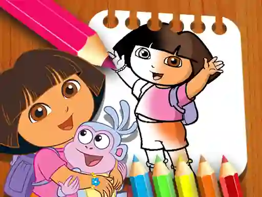 لعبة Dora the Explorer the Coloring Book على الانترنت