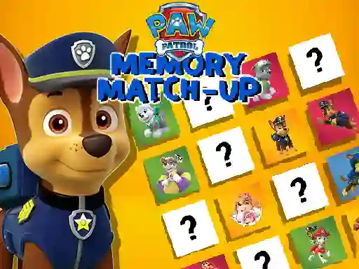 لعبة Paw Patrol Memory Match Up على الانترنت