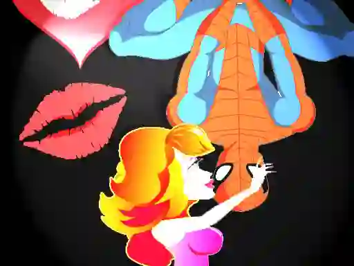 لعبة Spiderman Kiss على الانترنت