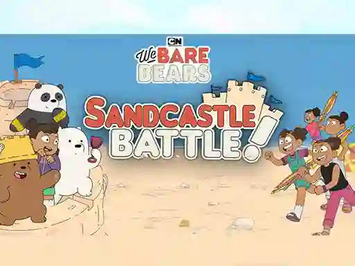 لعبة Sandcastle Battle! We Bare Bears على الانترنت