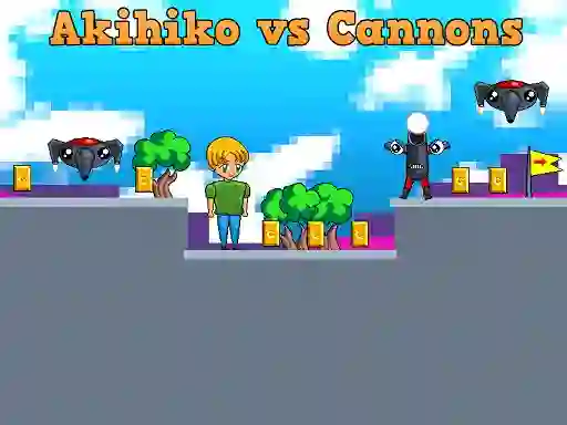 لعبة Akihiko vs Cannons على الانترنت