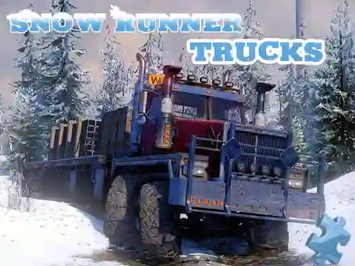 لعبة Snow Runner Trucks Jigsaw على الانترنت