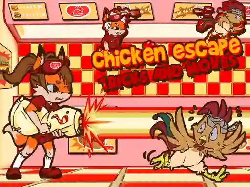 لعبة Chicken Escape Tricks and moves على الانترنت