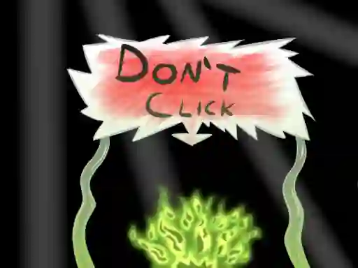 لعبة Don`t click على الانترنت