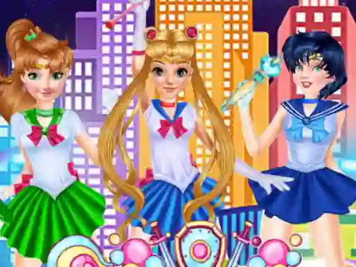 لعبة Sailor Moon Cosplay Show على الانترنت