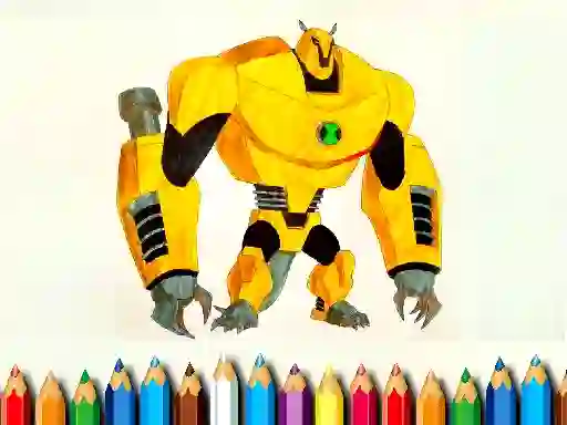 لعبة Ben10 Monsters Coloring book على الانترنت