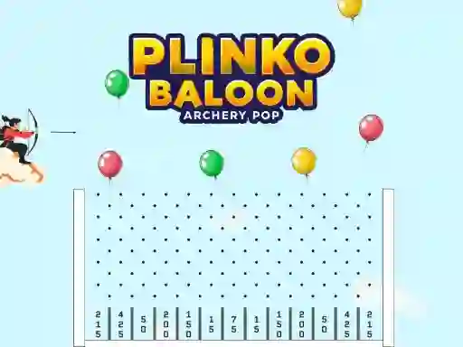 لعبة Plinko Ballon Archery Pop على الانترنت