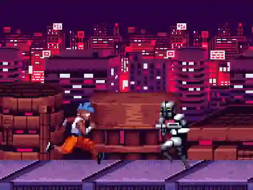 لعبة Endless Cyberpunk Runner على الانترنت