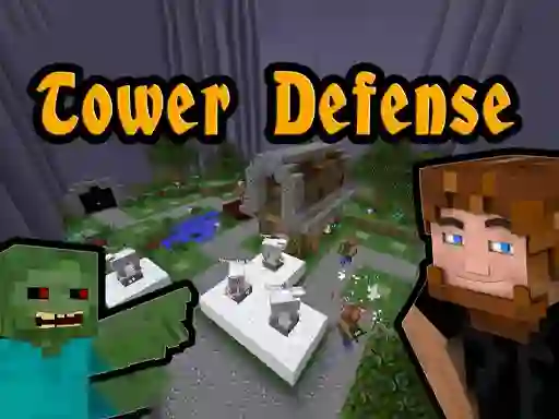 لعبة Minecraft Tower Defense على الانترنت