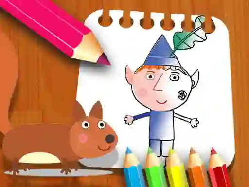 لعبة Ben Hollys Coloring Book على الانترنت