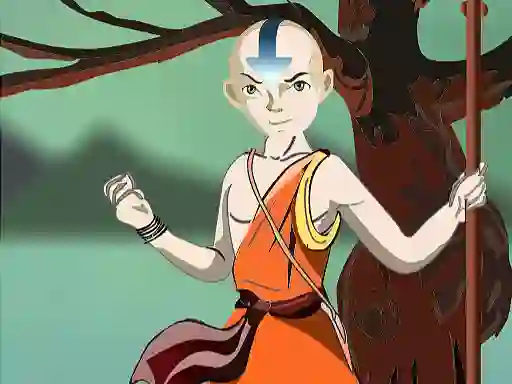 لعبة Avatar Aang DressUp على الانترنت