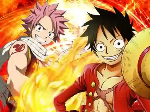 لعبة Fairy Tail Vs One Piece على الانترنت