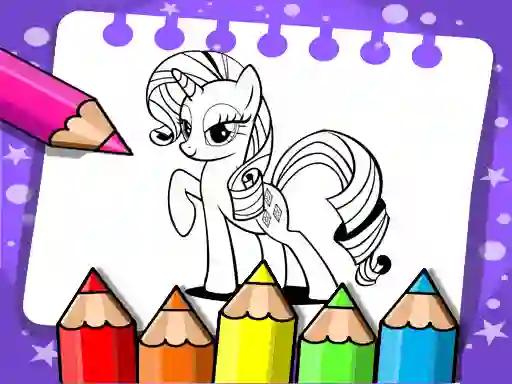 لعبة My Little Pony Coloring Book على الانترنت